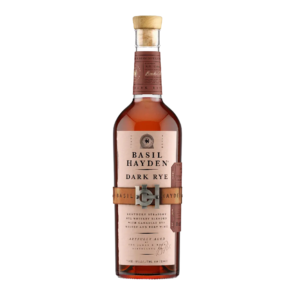 Basil Hayden’s Dark Rye bottle