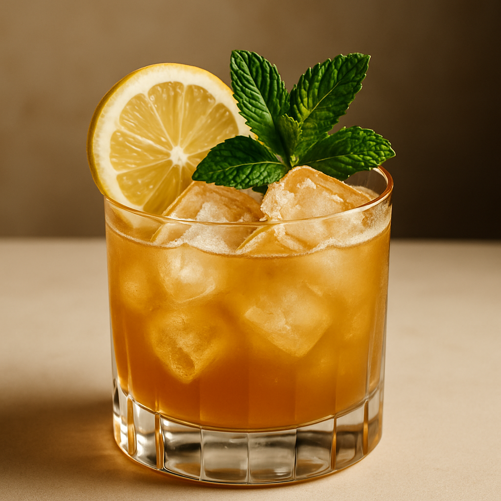 Bourbon Ginger Smash