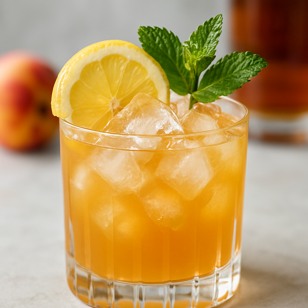 Bourbon Peach Smash