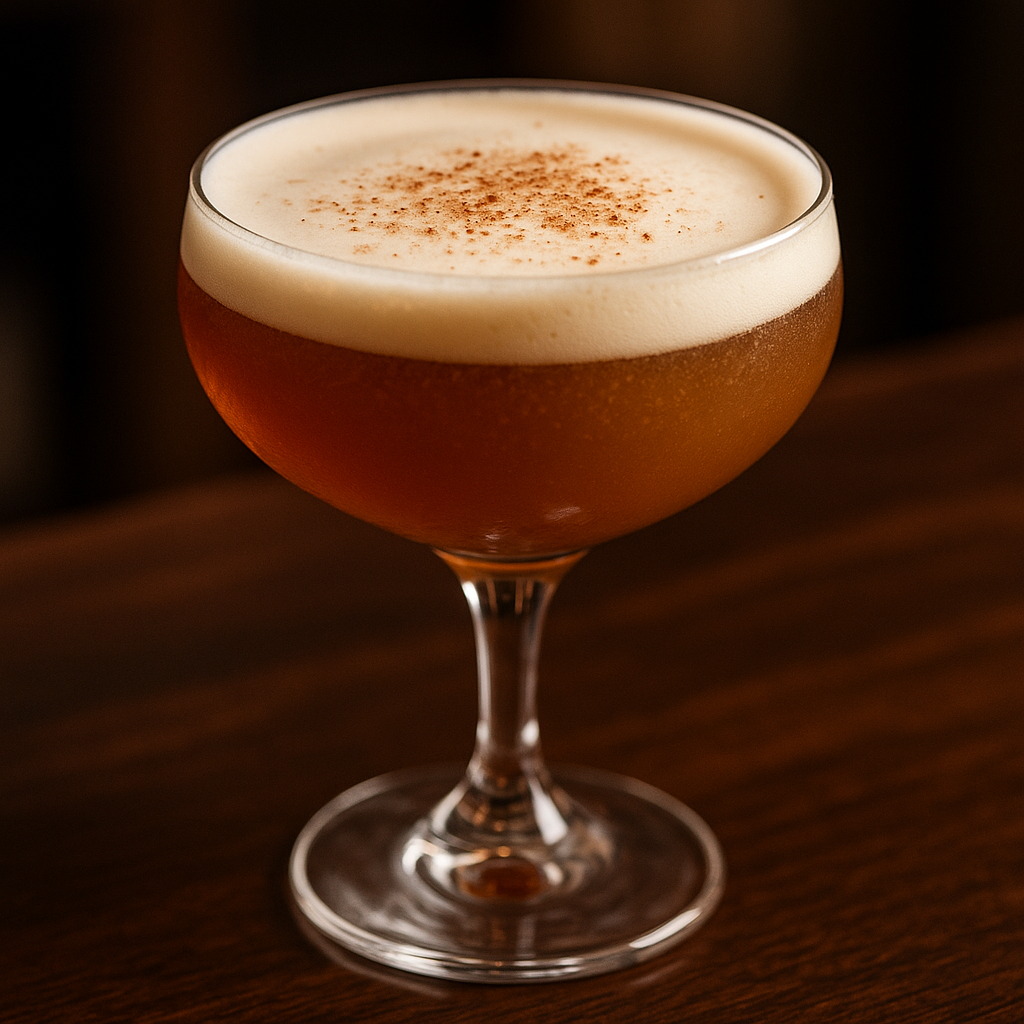 Smoky Maple Bourbon Flip