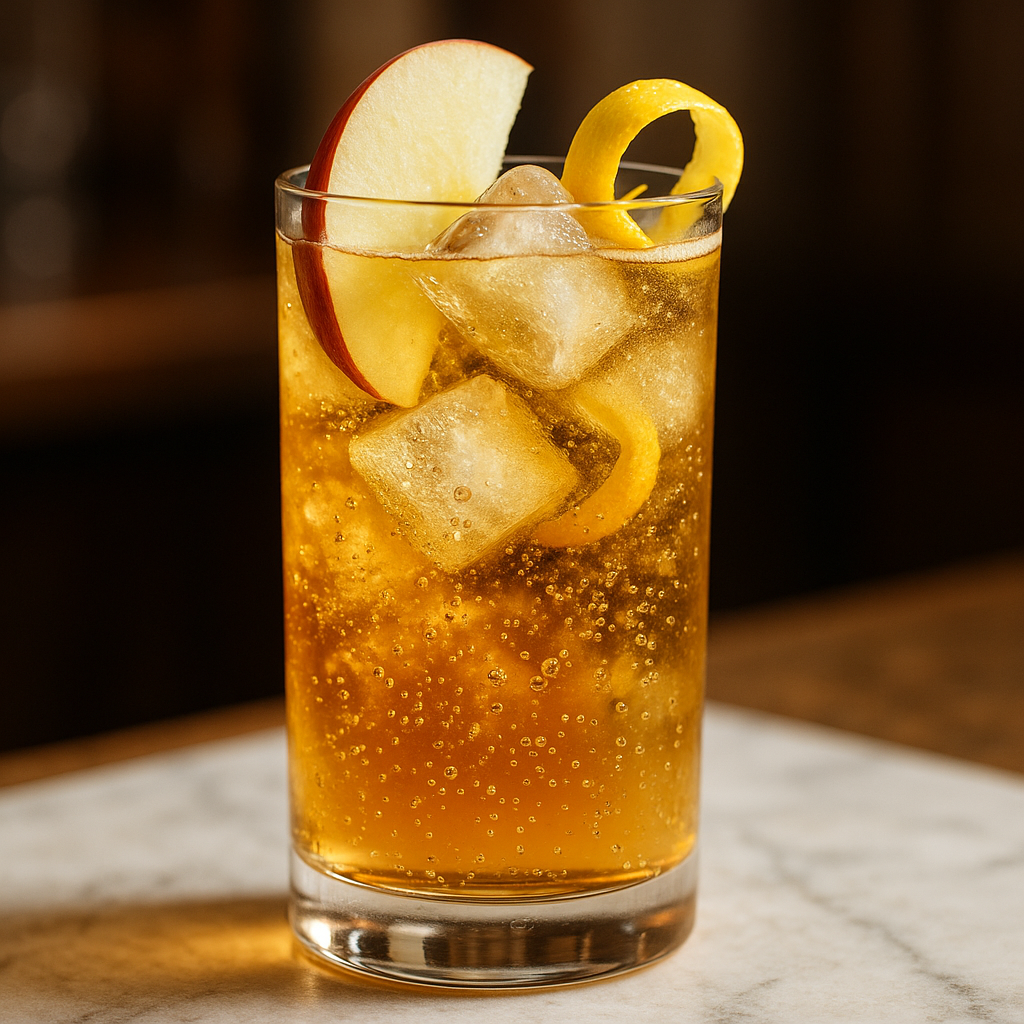 Summer Orchard Bourbon Fizz