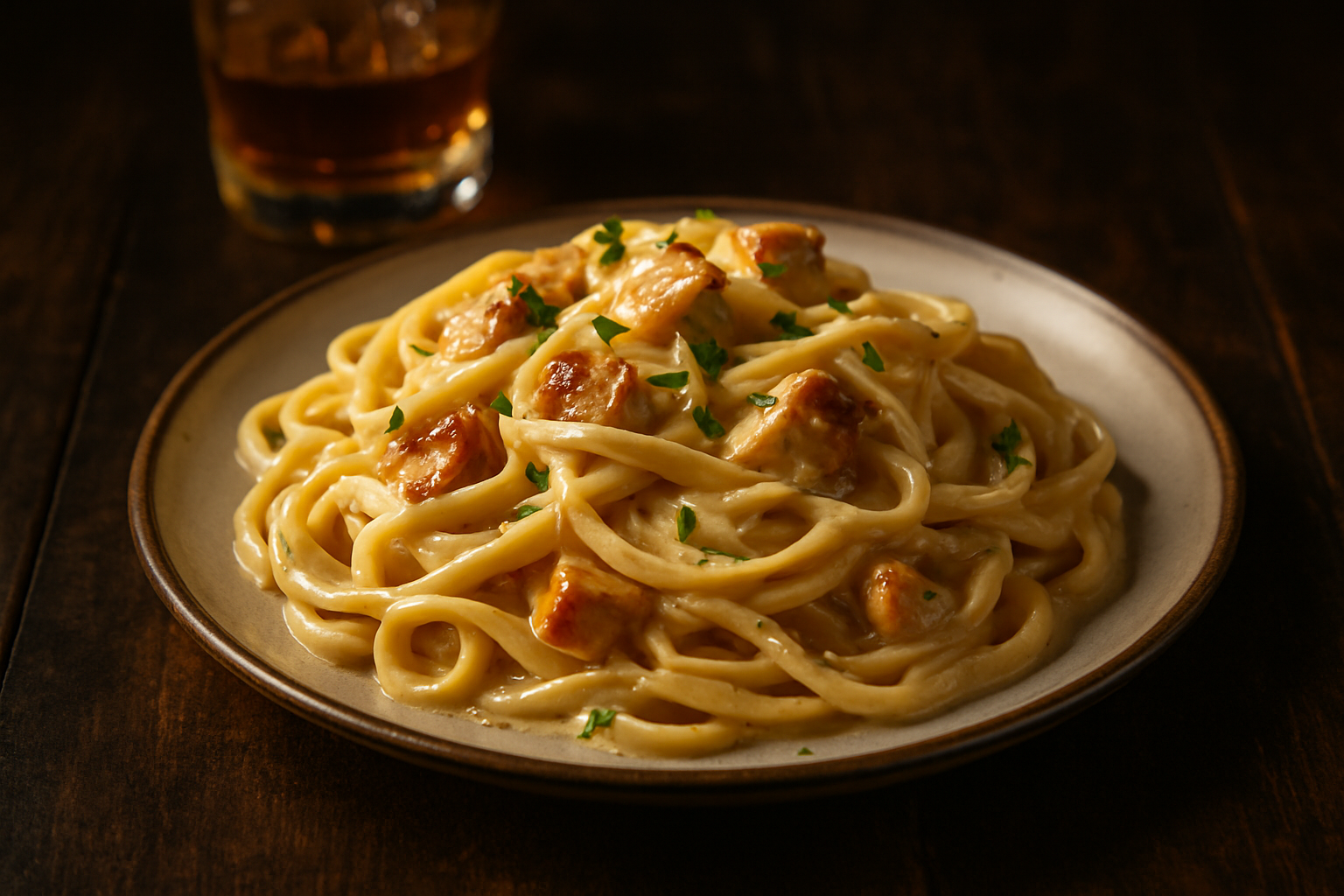 Bourbon Alfredo