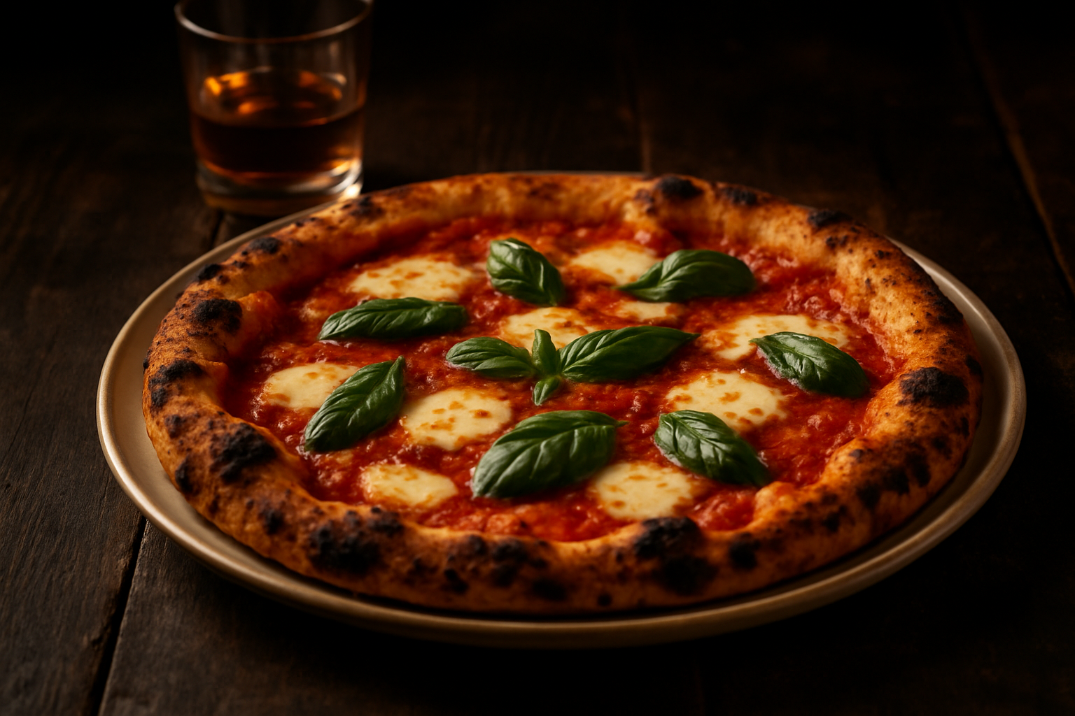 Bourbon Margherita Pizza