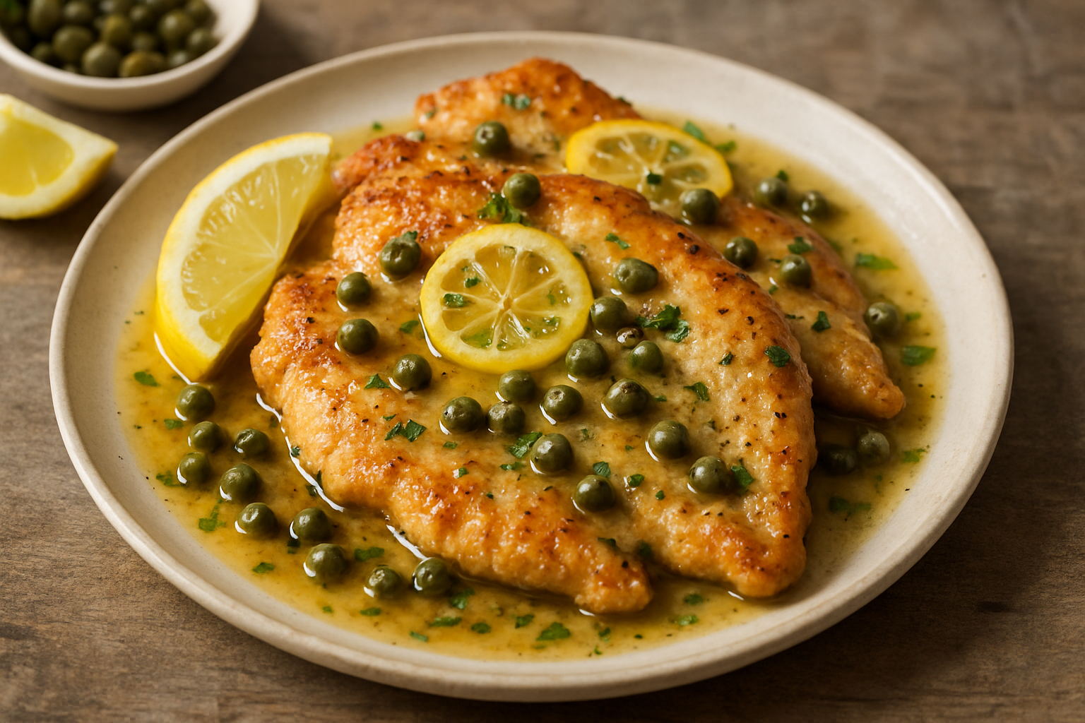 Chicken Piccata with Capers and Lemon