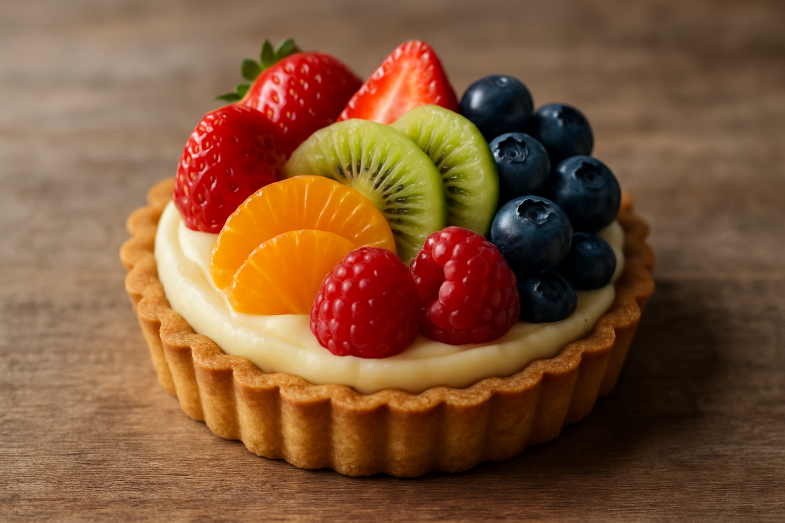 Fresh Fruit Tart with Pastry Cream
